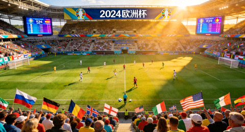2024欧洲杯足球锦标赛赛场全景